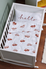 Mother'S Side Crib Duvet Cover Set (60X100) - Iconic Series - Vintage Car