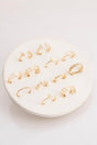 Butterfly And Heart Figured 12 Piece Adjustable And Joint Ring Combination Set 021 - Swordslife