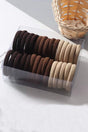 Women's 50 Pcs Brown Rubber Buckle Set - Swordslife