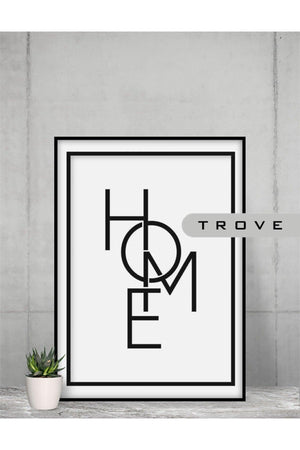 Home Text Wooden Mdf Frame Look Table Various Size Options - Swordslife