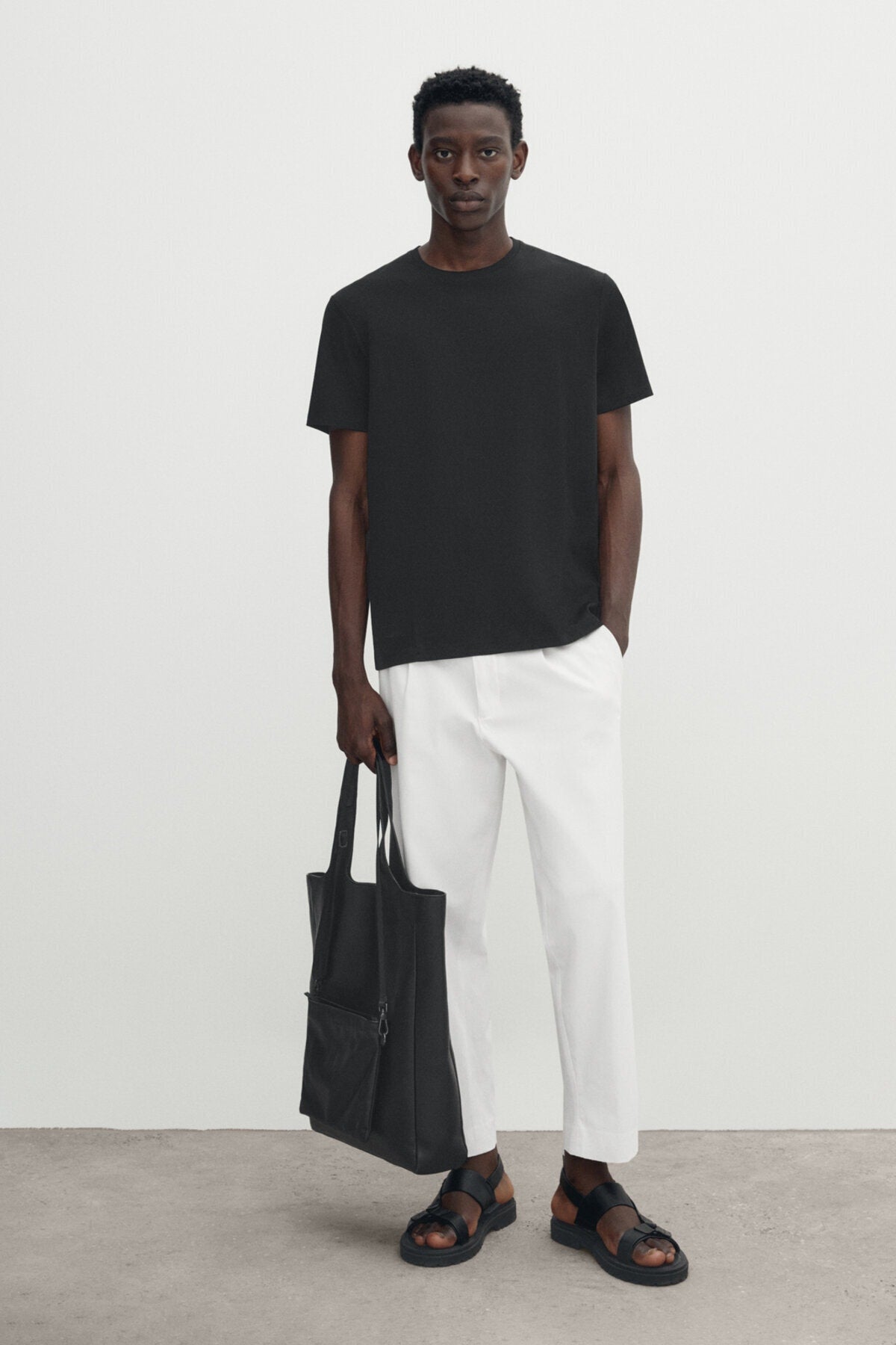 Short Sleeve Mercerized Cotton T-Shirt