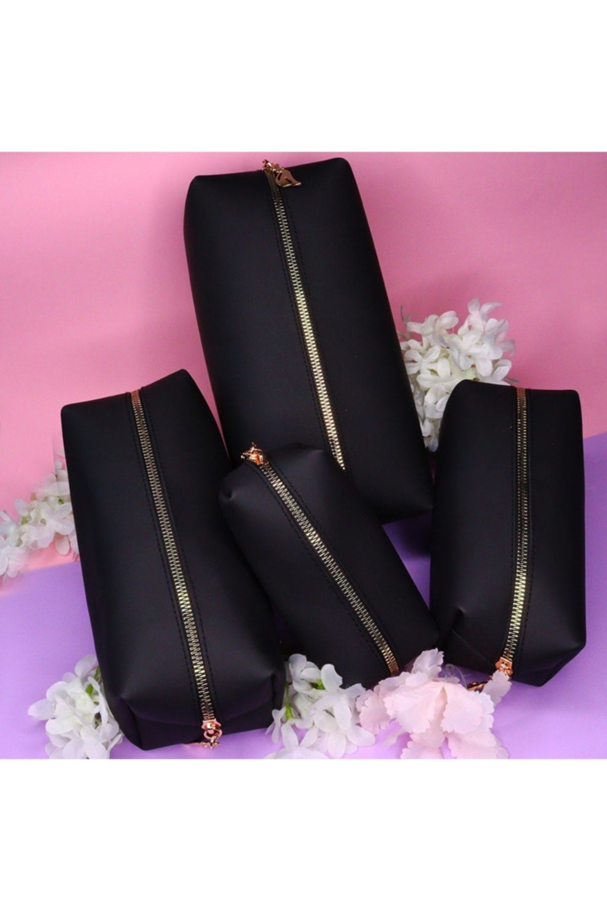 4-Pack Matryoshka Black Bag