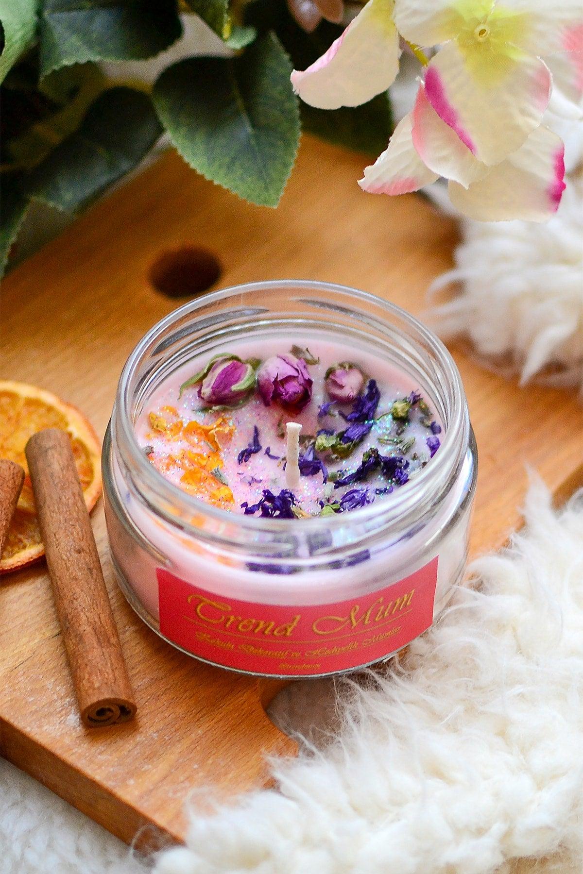 French Lavender Serenity And Peace Ritual Lavender Scented Candle 300gr , Aromatherapy , Gift Candle - Swordslife