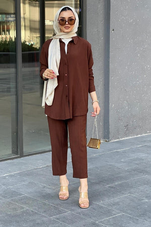 Women's Hijab Suit with Pants - Swordslife