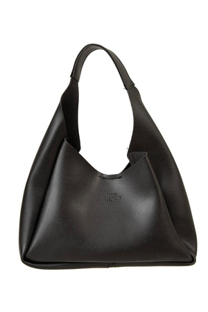 Black Shk19 Zippered Interior Compartment Wallet Faux Leather Women'S Hand And Shoulder Bag E:33 L:15 W:10 Cm
