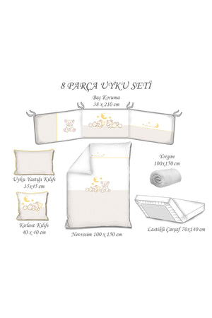 Unisex Baby Little Bear 100X150Cm Sleeping Set