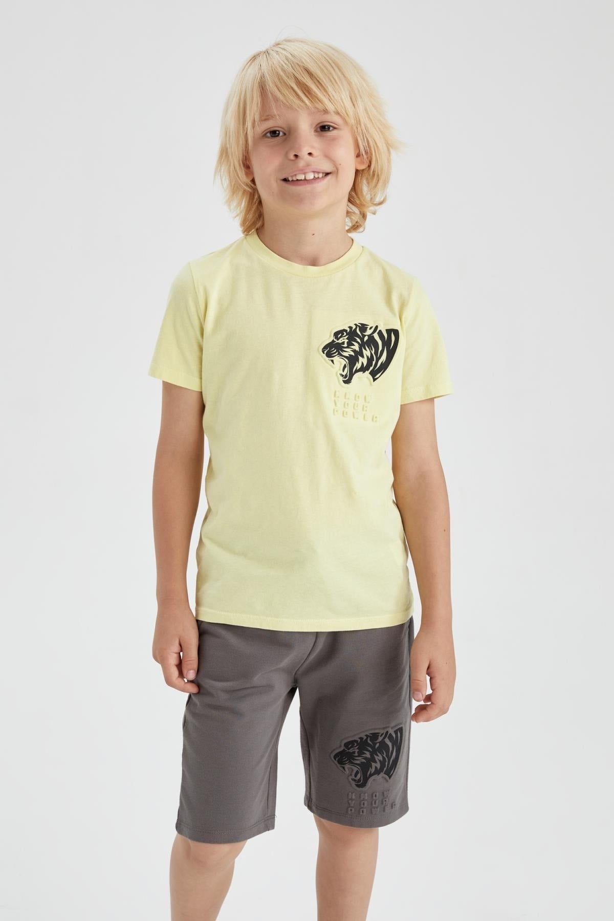 Boys Sweatshirt Fabric Shorts