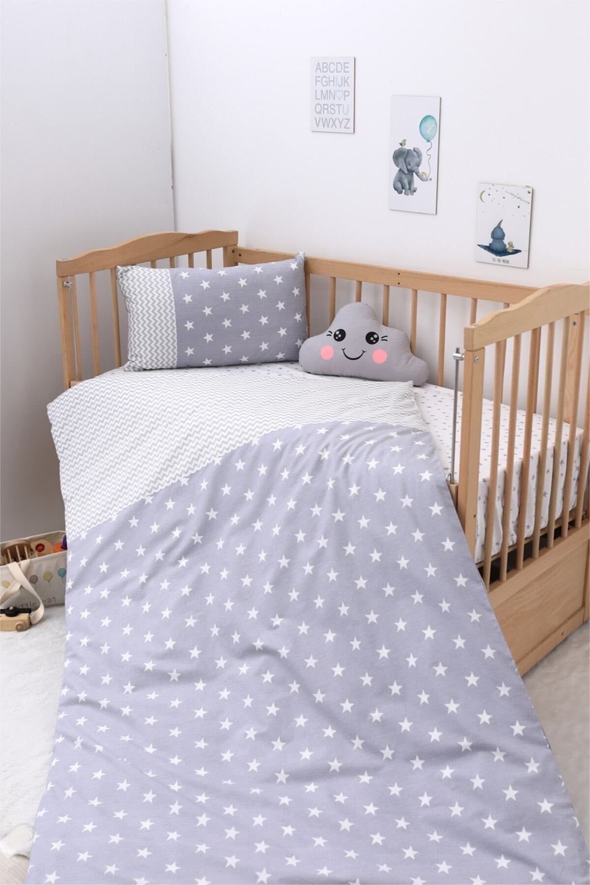 Baby Duvet Cover Set, Bed Sheet - 100% Cotton