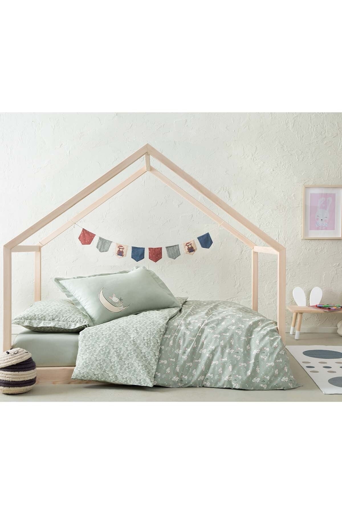 Rabbit Ranforce Kids Duvet Cover Set