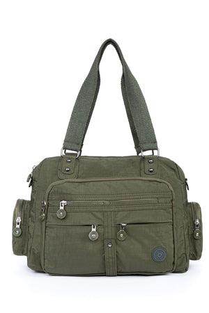 Women'S Multi-Eye Crinkle Shoulder And Handbag