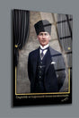 Atatürk 91 Glass Painting-Atatürk Painting-Flag Painting - Swordslife