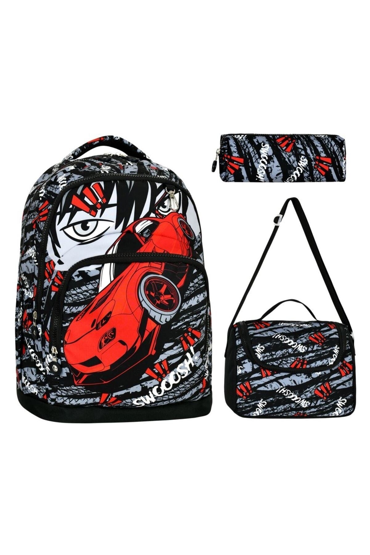 Printed Boy's School Bag