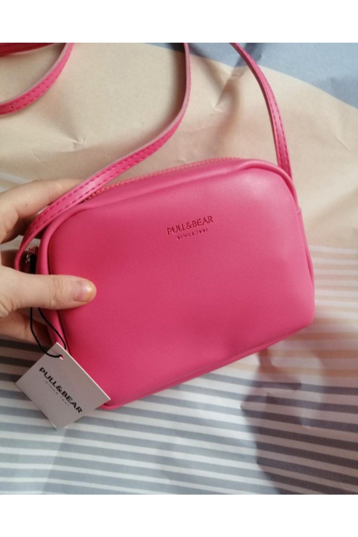 Fuchsia Women Shoulder Bag Pink Crossbody Bag Fuchsia Shoulder Bag