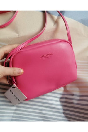 Fuchsia Women Shoulder Bag Pink Crossbody Bag Fuchsia Shoulder Bag