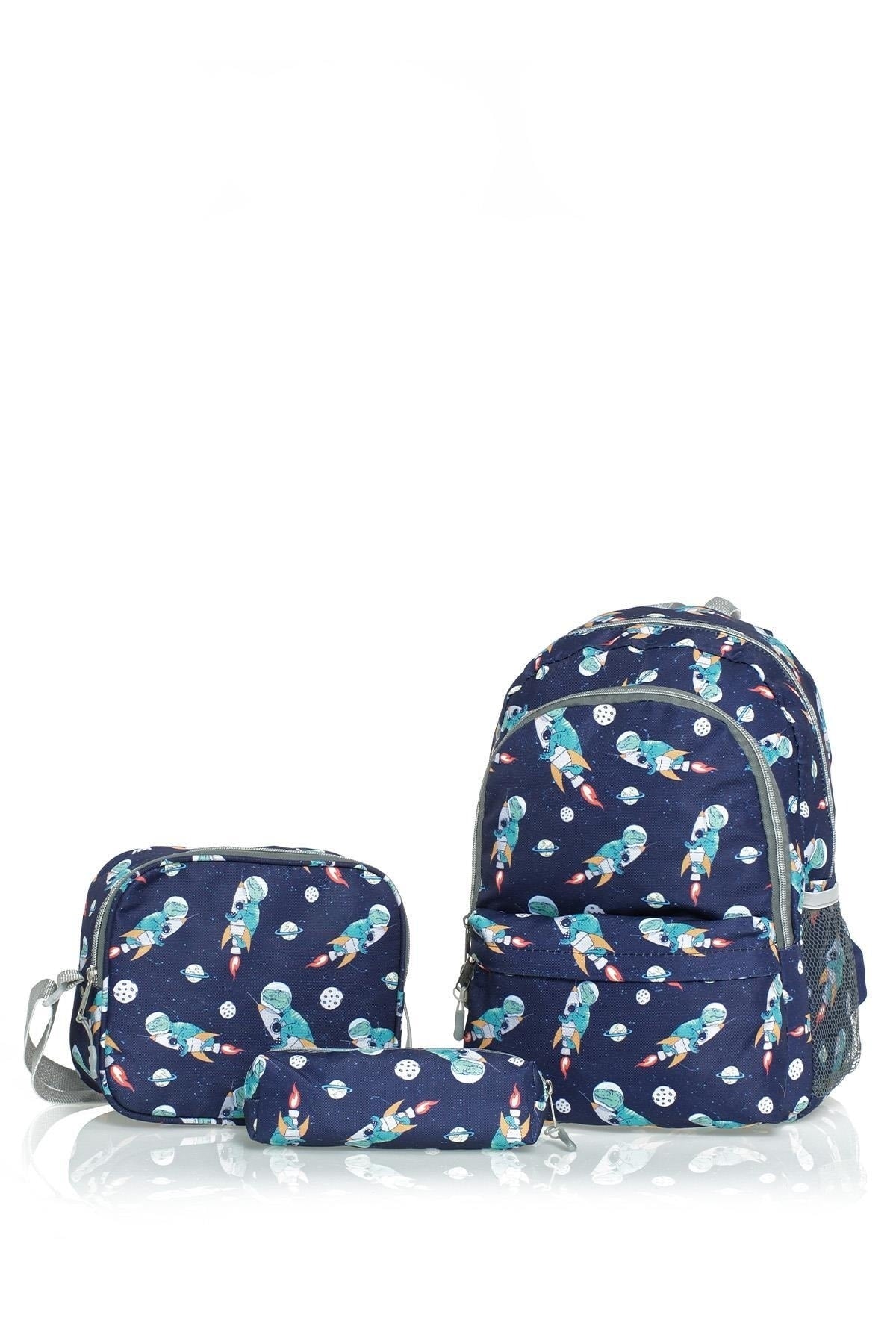 Triple School Bag Set Wcan6000.510 Astronaut Dinosaur