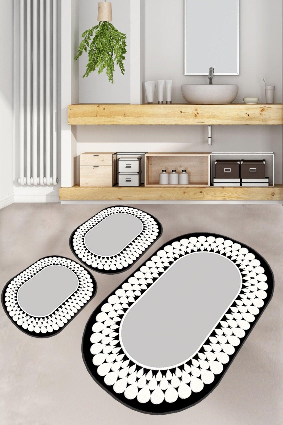 Balloch Djt 3 Lu Set Bathroom Carpet Bath Mat - Swordslife