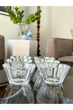 Set Of 6 Nude Reflection Series Crystal Glass Bowl, Presentation, Snack Bowl, Serving Bowl, Serving Bowl