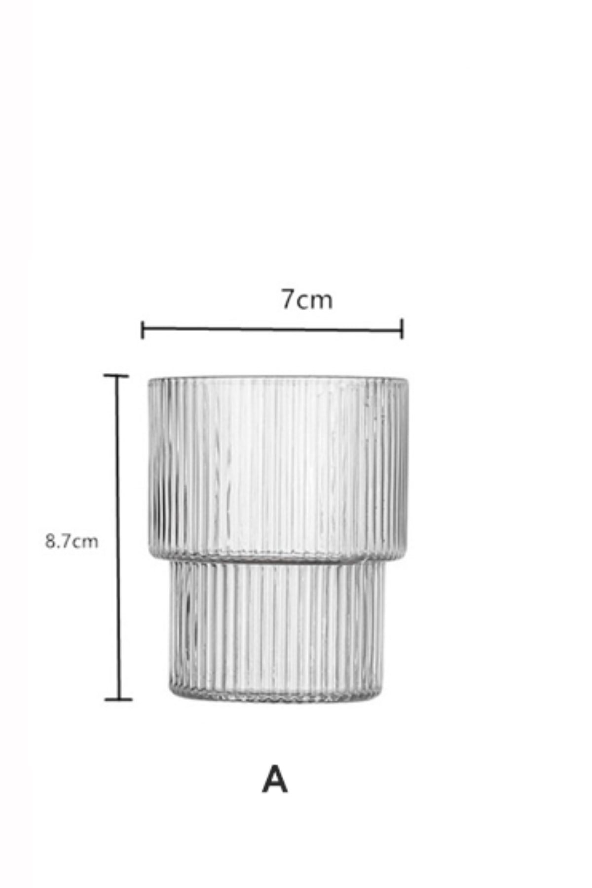 Acrylic Origami Style Soft Drink Cup | Cold Drink Decorative Glass 300 Ml (6 Pcs) Not Glass!
