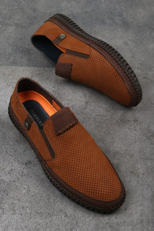 Casual Casual Summer Men'S Shoes Lace-Up Genuine Leather Men'S Shoes