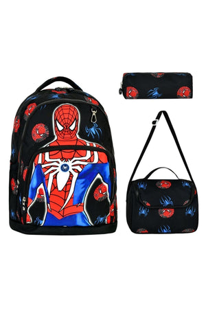 Spiderman Printed Boy'S School Bag