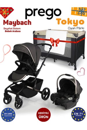 Maybach Travel Baby Stroller Playpen With Gift