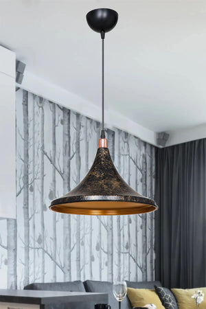 Black Marble Pattern Pendant Lamp Chandelier Bedroom Living Room Kitchen Hallway Lamp
