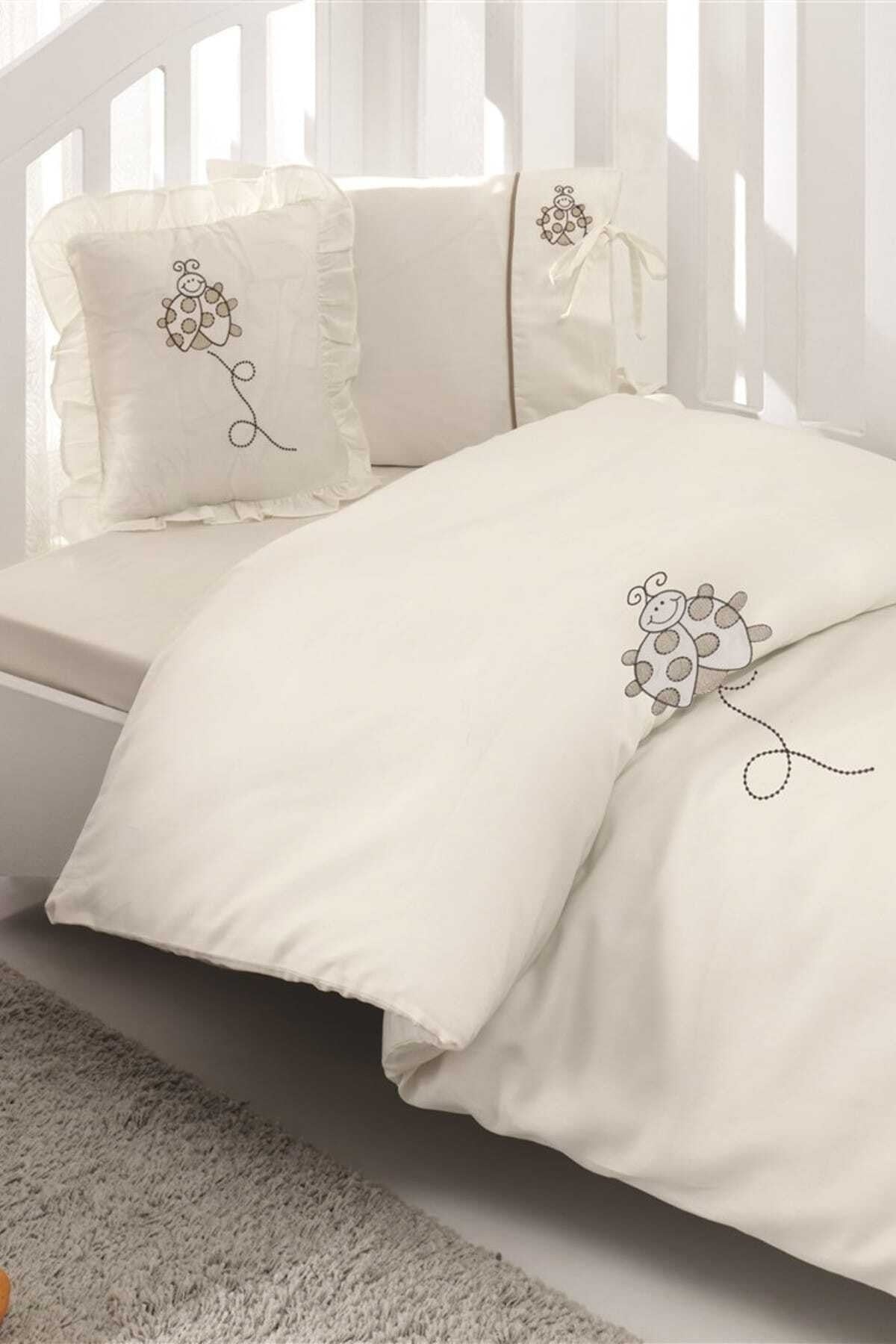 Organic Cotton Baby Bedding Set Lady Bugs