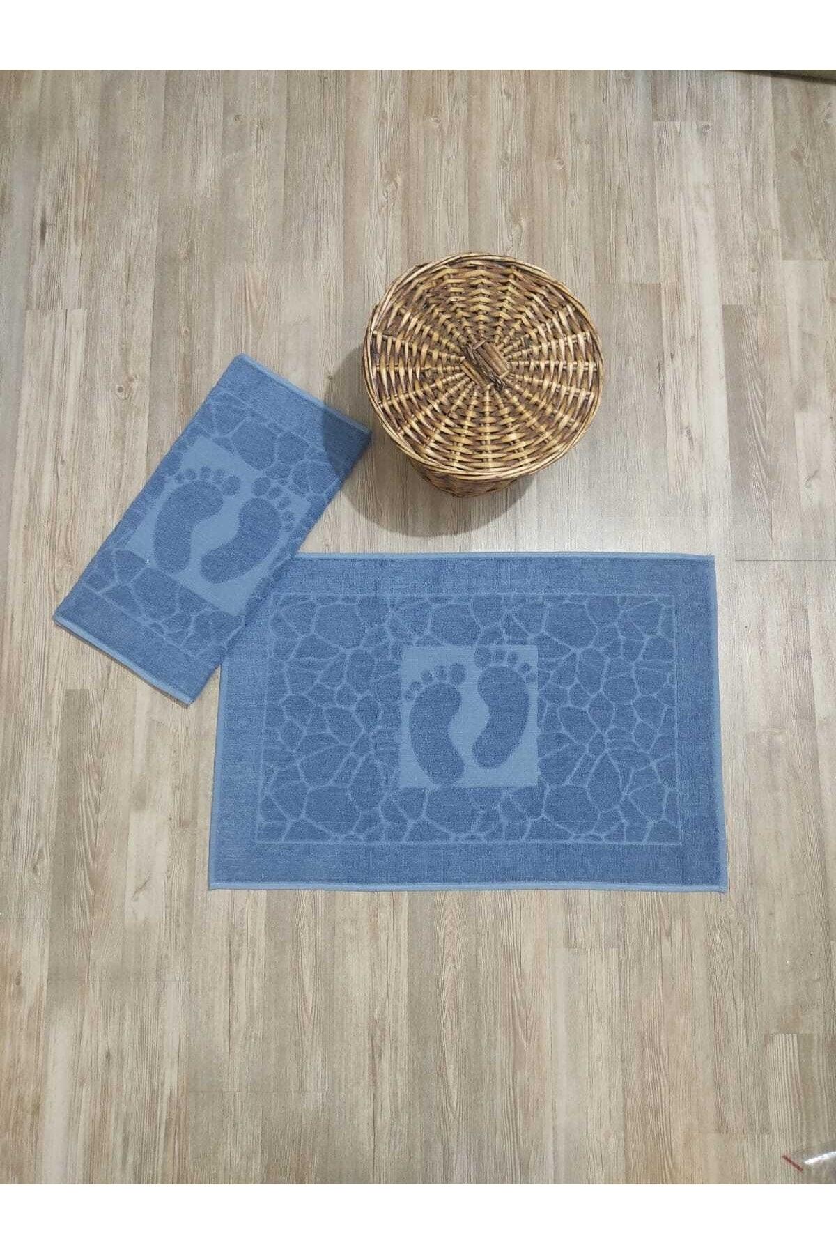 100% Cotton Blue Foot Towel Mat - Swordslife