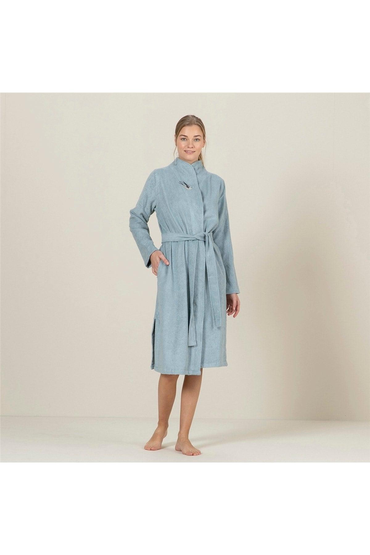 Inverno Women's Bathrobe Aqua - Swordslife