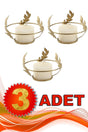 Haliç 3rd Set Candle Holder Tumbled - Swordslife