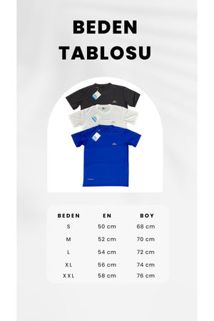Black Sweat Absorbent Outdoor Performance Sports T-Shirt