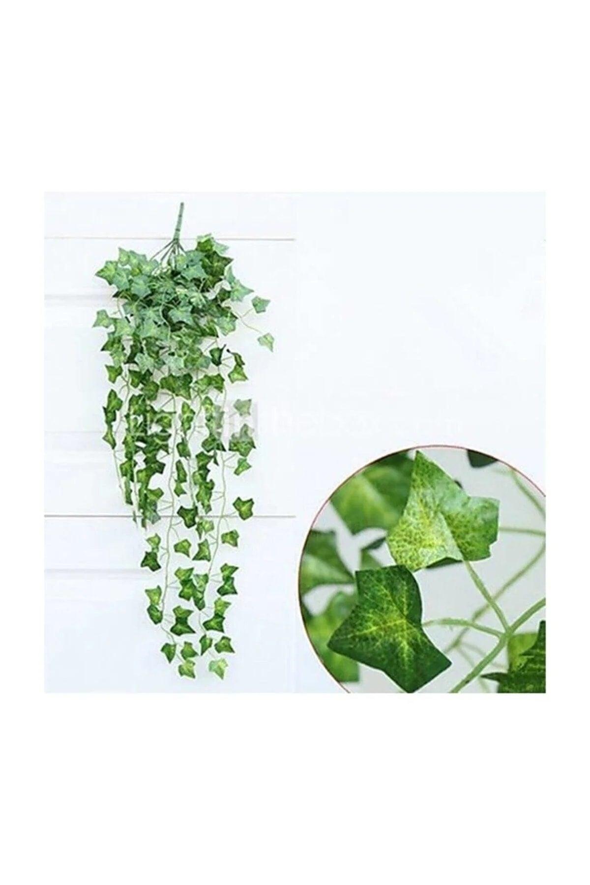 9 Branches Decorative Green Leaf Artificial Cluster Ivy , Hanging Hadera Ivy - Swordslife