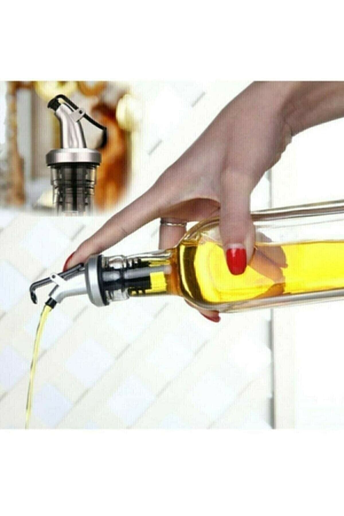 3-Piece Cap Oil Stopper Oil Pot Bottle Tip Oil Holder Vinegar Sauce Bottle Head Non-drip