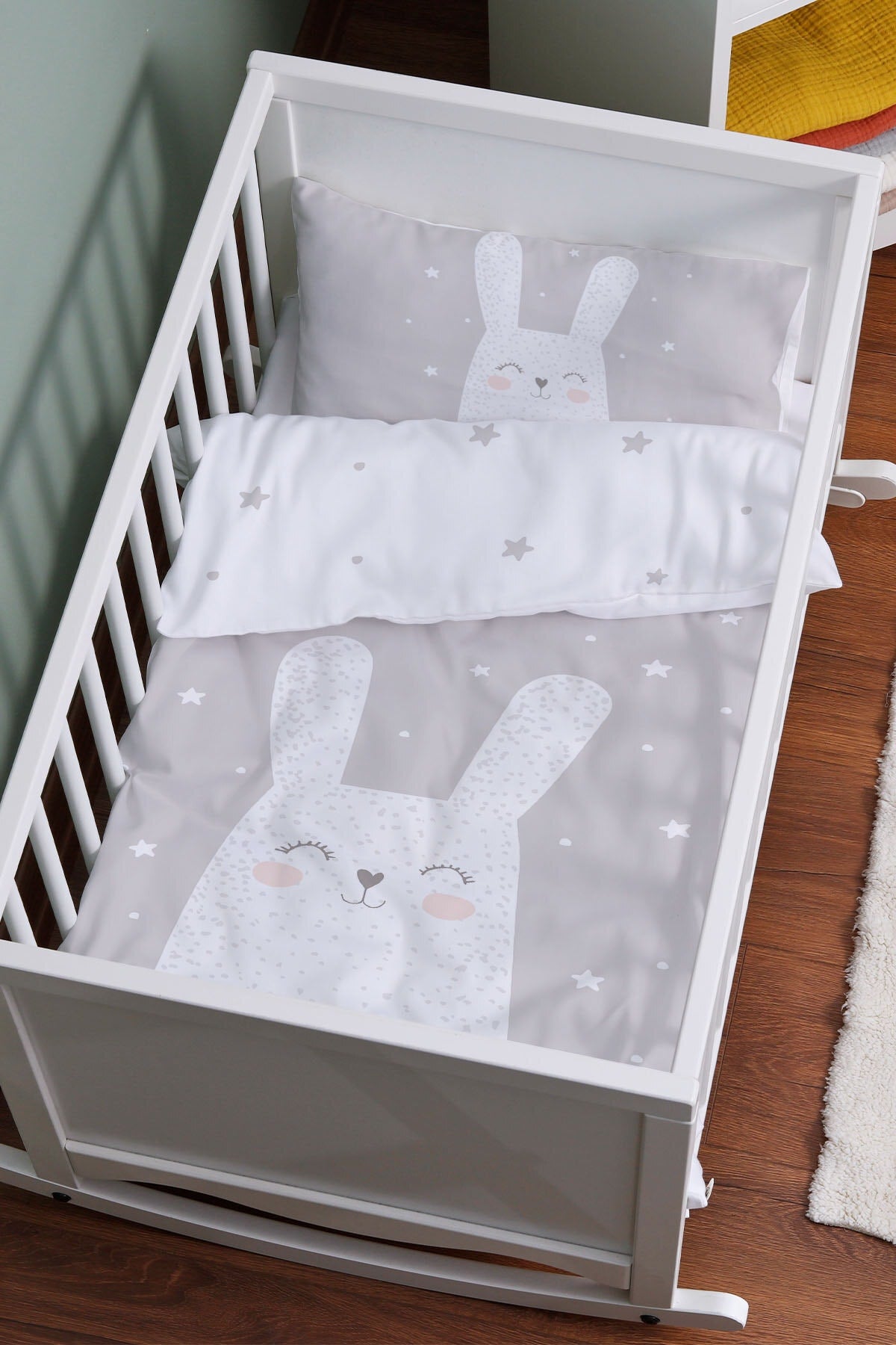 Mother'S Side Crib Sleeping Duvet Cover Set Pure Baby