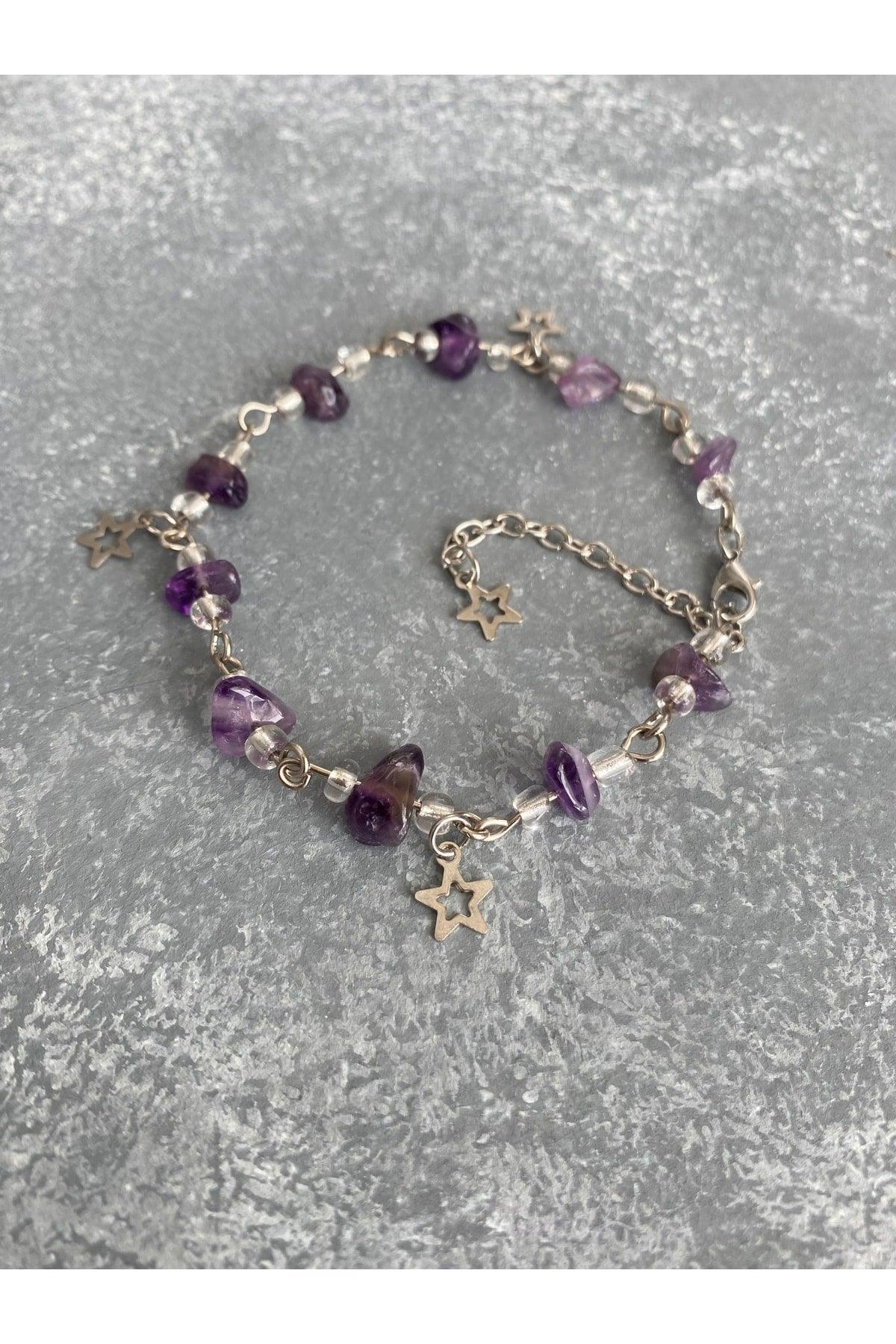 Amethyst Natural Stone Bracelet - Swordslife