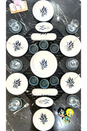 Başak Gray 6 Person 23 Piece Breakfast Set