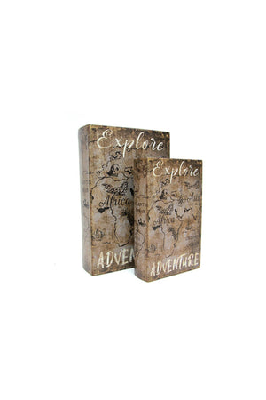 Box Book Explore Adventure Set Of 2