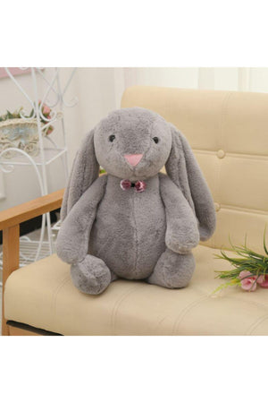 Sleeping Friend Long Ear Bunny Plush Rabbit With Bow Tie 65 Cm