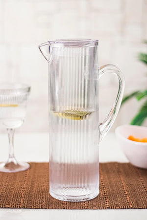 Acrylic Baroque 1.5 L Transparent Jug (Fits In The Refrigerator Door Shelf)