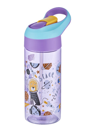 500Ml Tritan Thick Children'S School Water Bottle With Straw