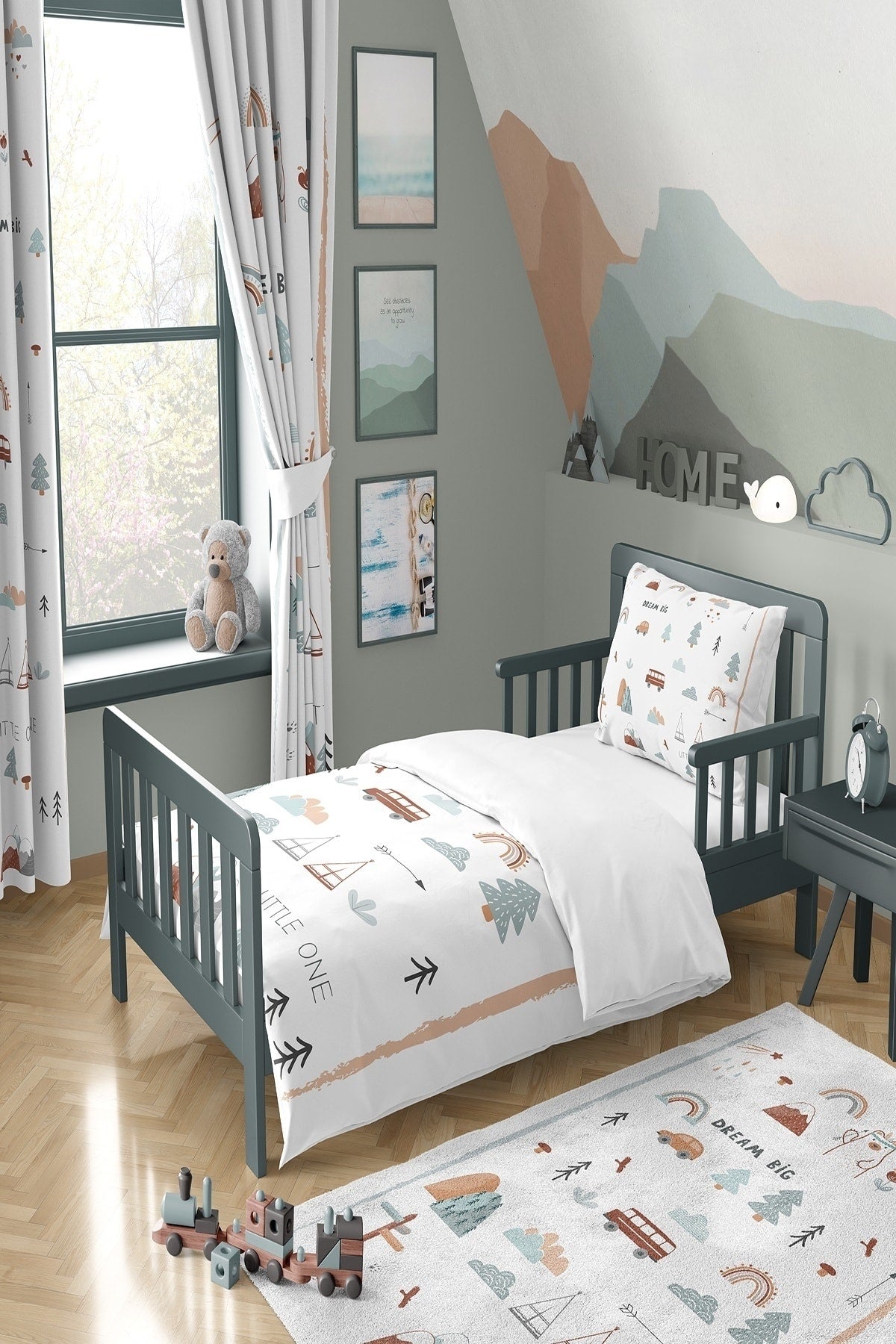 Cute Nature Patterned Clouds Duvet Cover Set Tlan-057