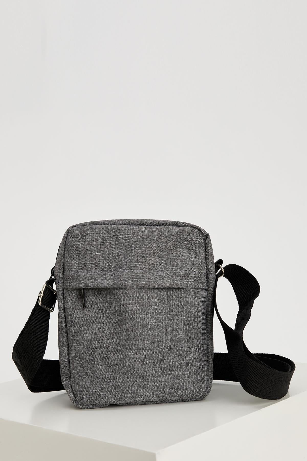 Men'S Gray Cross Shoulder Bag S5667Az21Au