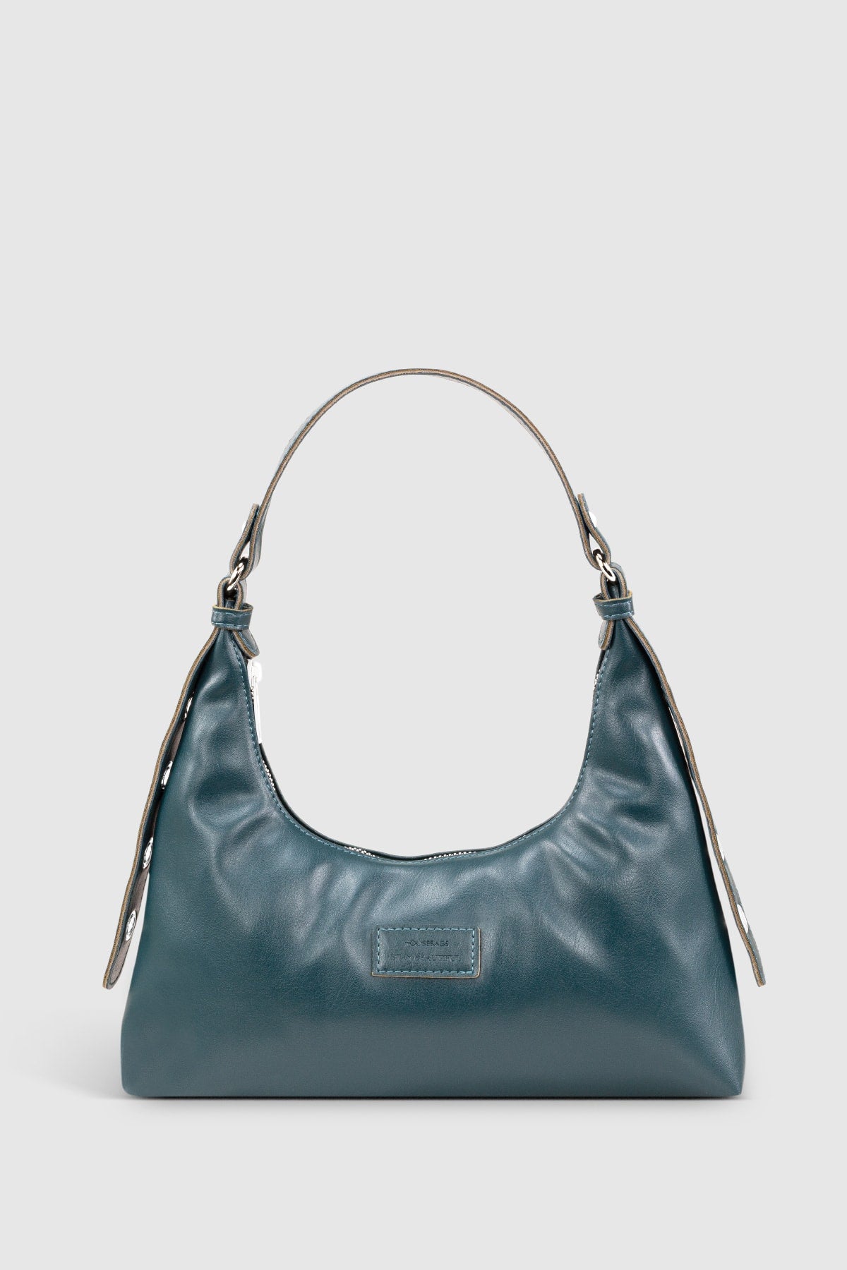 Women'S Petrol Green Baguette Bag 205