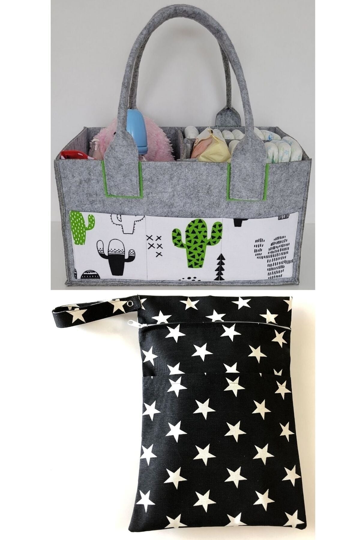 HANDMADE ORGANIZING AND HANGING FUNCTIONAL BABY BAG SET