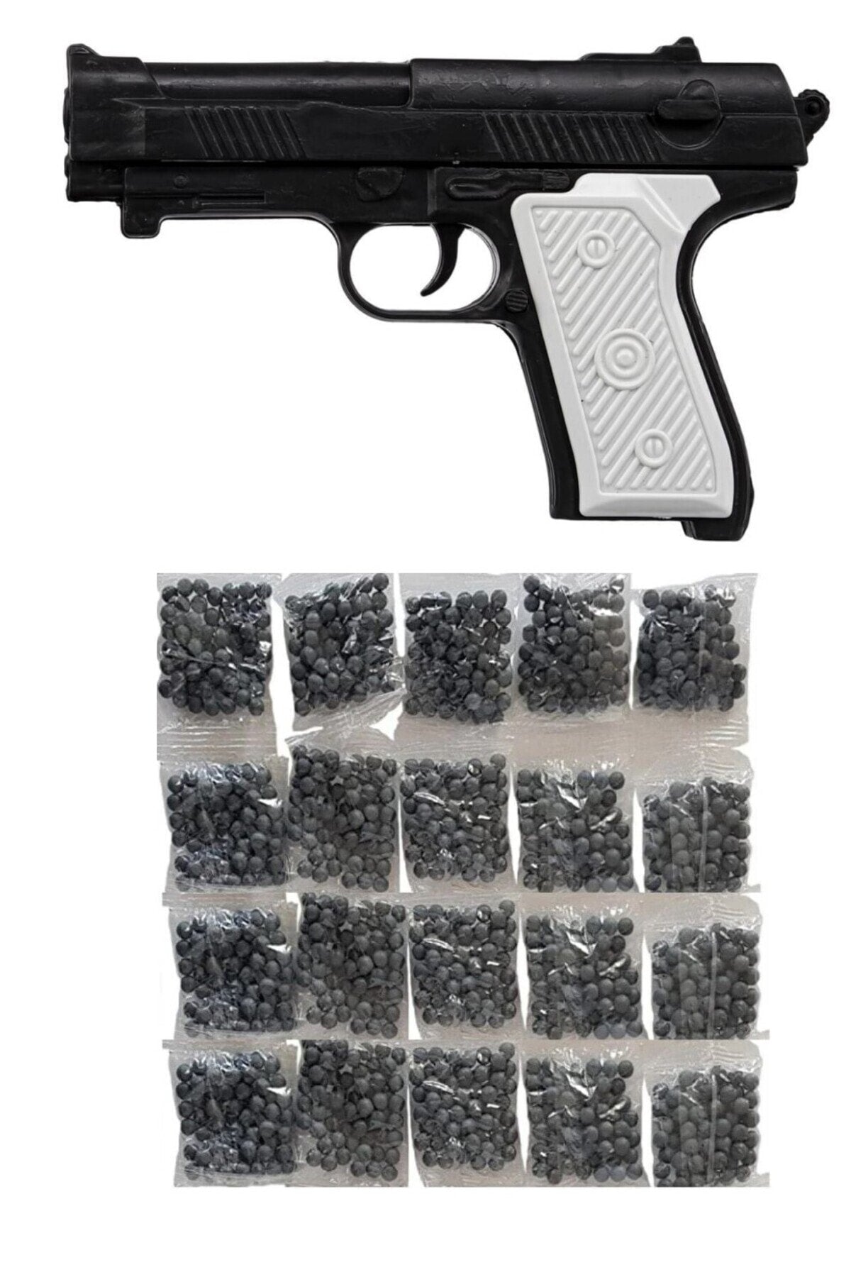 Bead Shooter + 20 Pack Bead Set Bead Gun