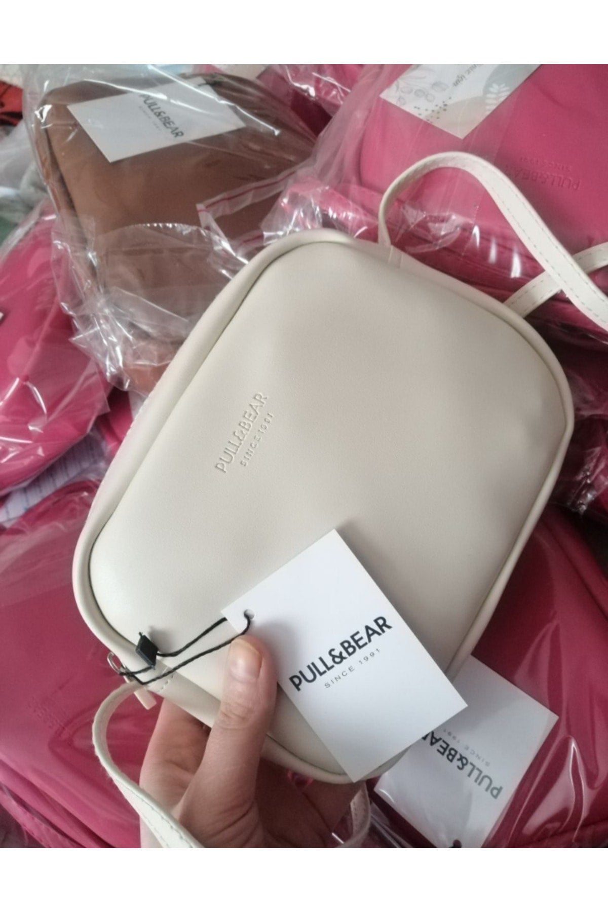 Cream Women'S Shoulder Bag Cream Crossbody Bag Cream Shoulder Bag
