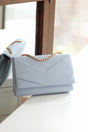 Women's Bebe Blue Envelope Box Shoulder Bag - Swordslife