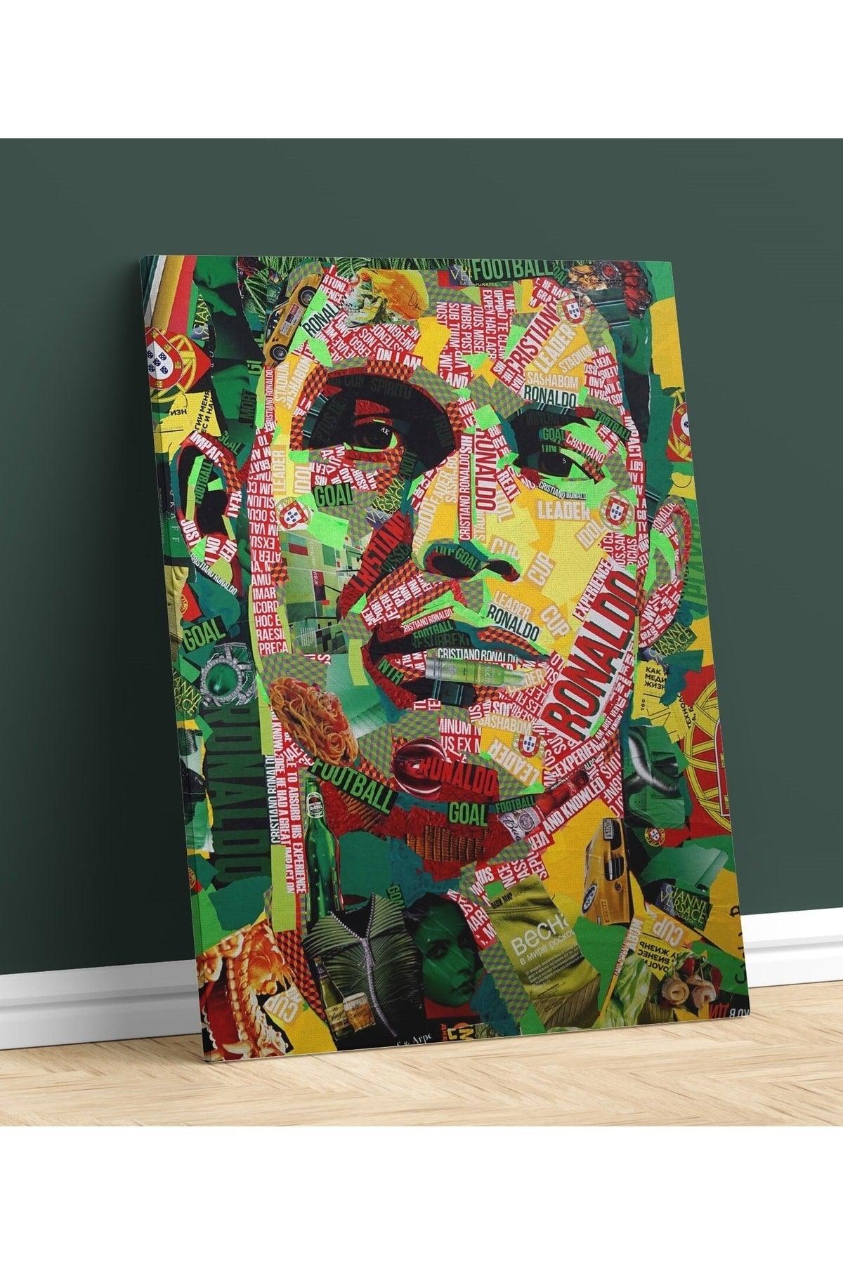 Single Canvas Painting Design, Decor, Ronaldo, Football, Pop Art, Decorative - Swordslife