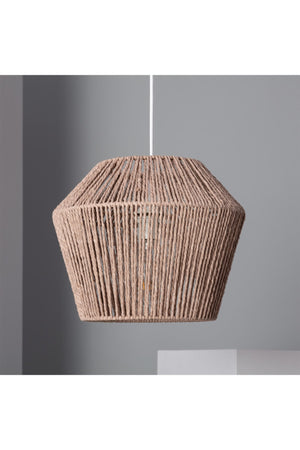 Wicker String Chandelier Rustic