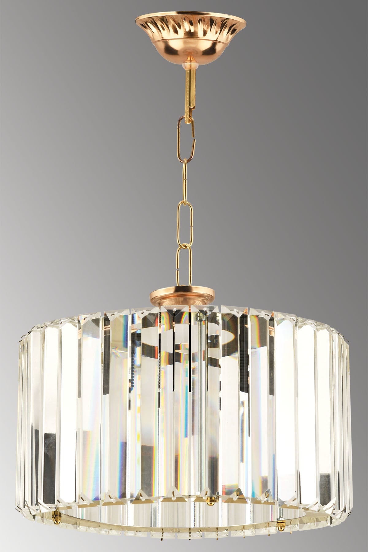 Luxury Diamond Gold Crystal Stone Chandelier